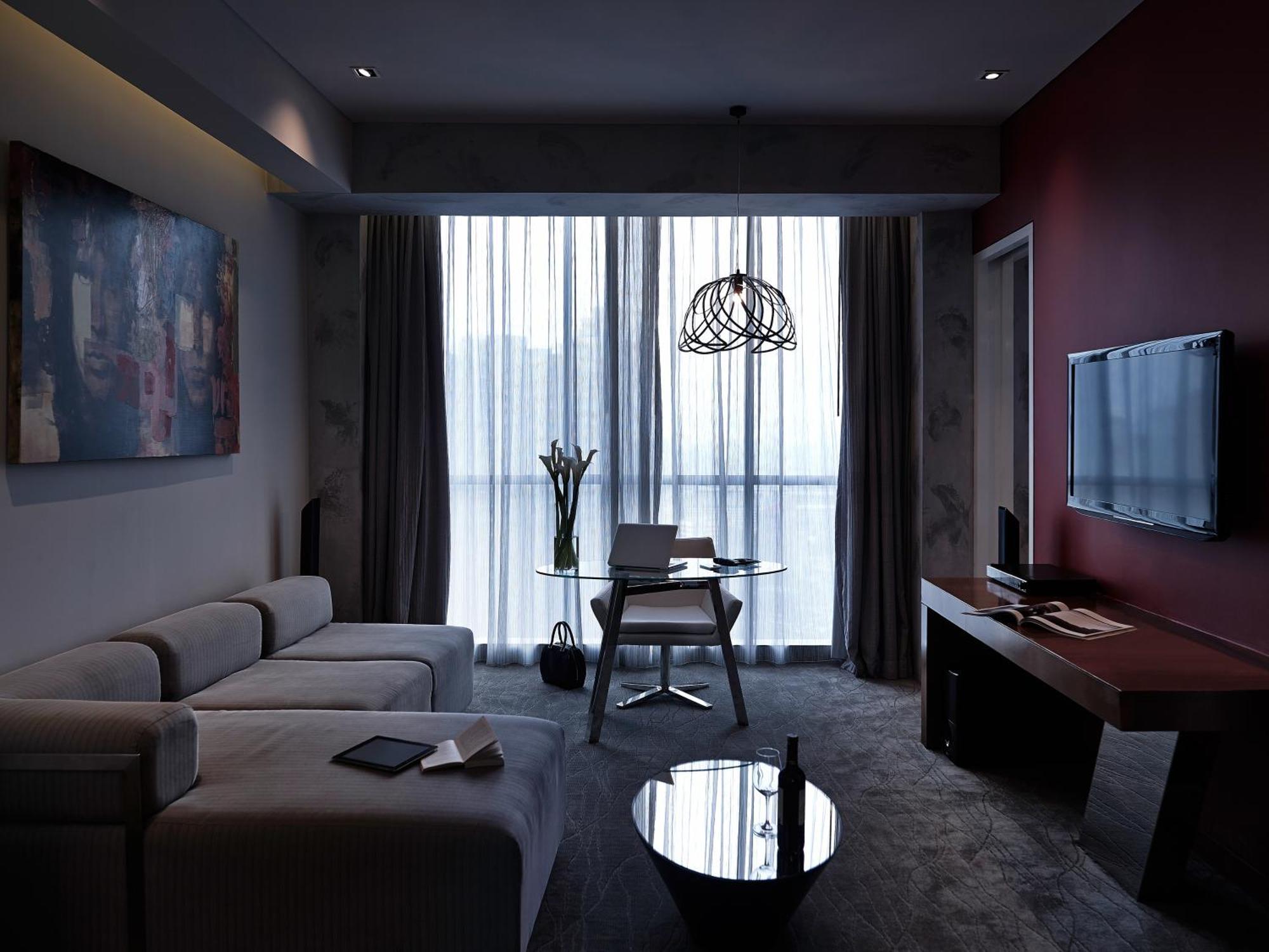 Pullman Jakarta Central Park Екстериор снимка 3D rendering of a living room
